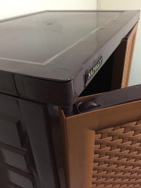 Laci / Lemari Plastik / Lemari Pakaian Napolly 8 Pintu