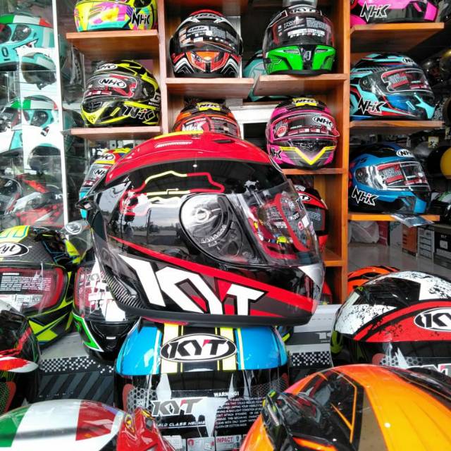 HELM KYT RC7 MOTIF RACING 8 PILIHAN MOTIF / KYT FULLFACE RC7