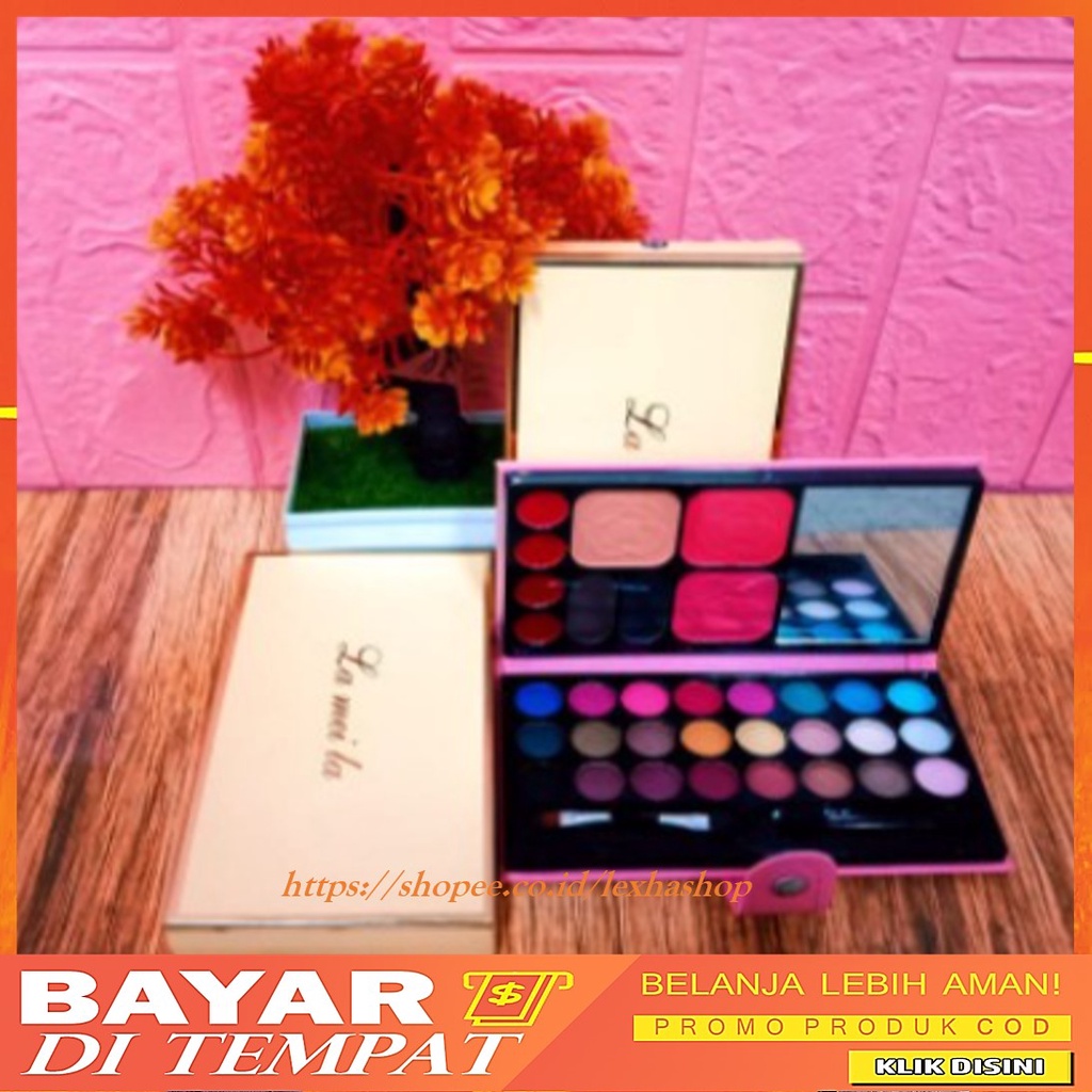 Lameila Palette Eyeshadow 33 Warna Kombinasi DJ 3557