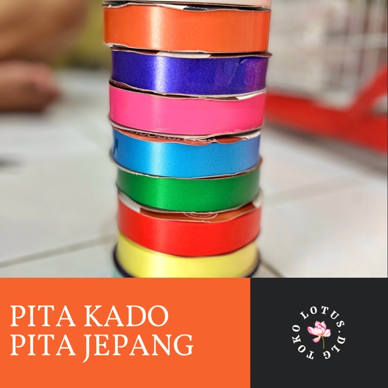 Pita kado jepang per roll ribbon