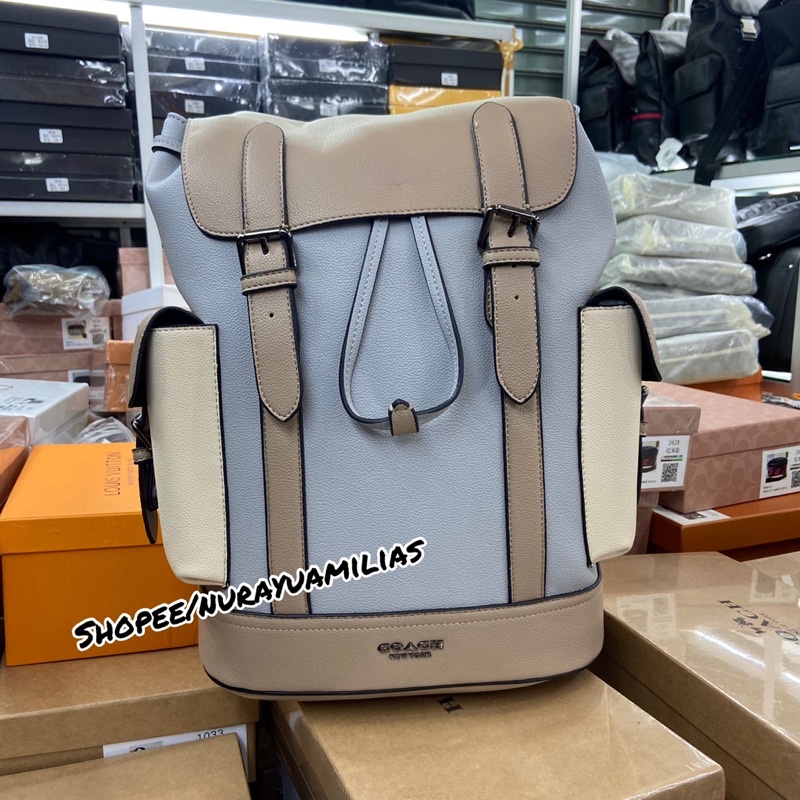 Coach Backpack men tas ransel pria Coach tas kuliah tas kerja branded import