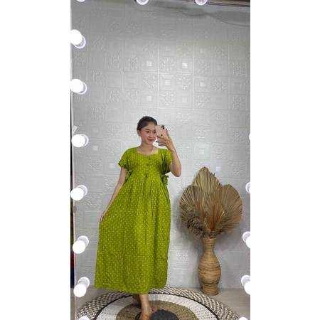 BISA COD DASTER MURAH CHIBY POLKA PREMIUM KANCING BATOK