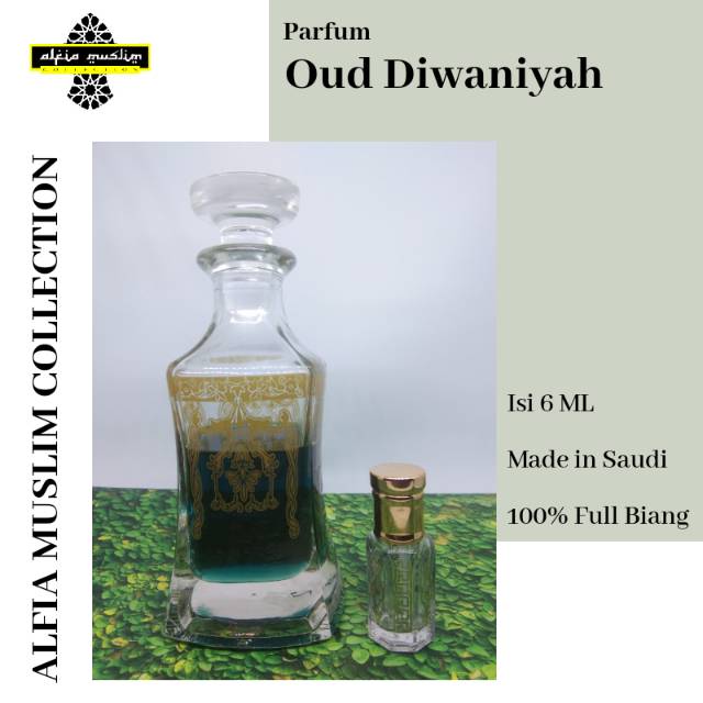 Oud Diwaniyah Parfum 100% full biang