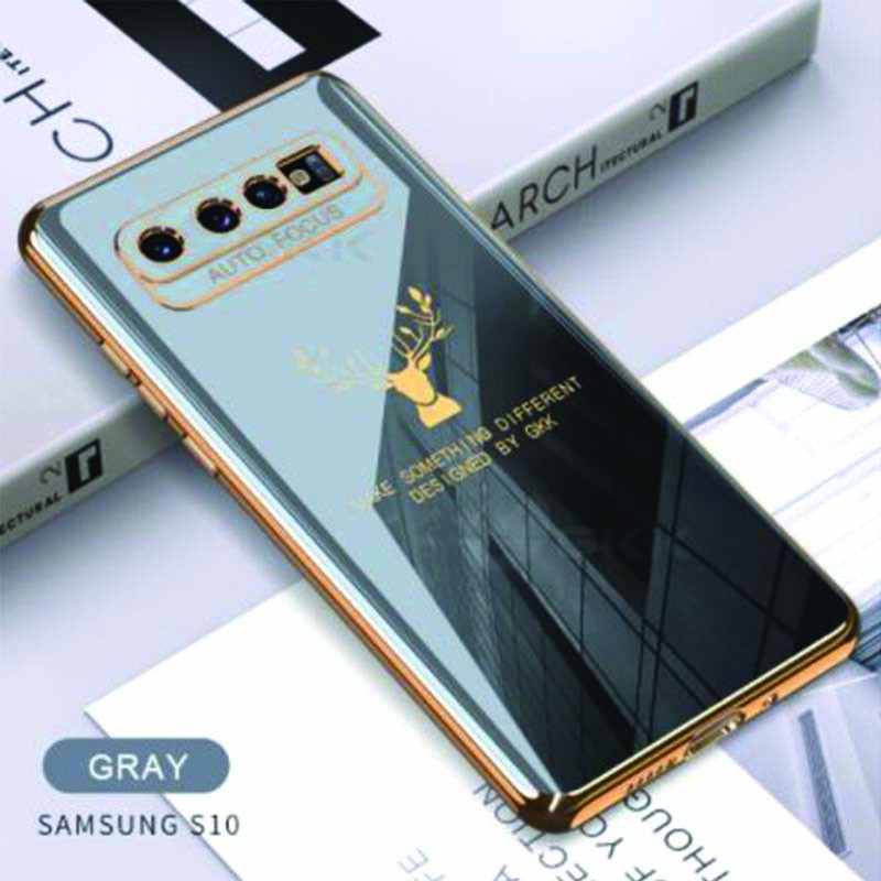 GKK Samsung Galaxy S10 S10 PLUS Casing ELK Plating Premium Soft Case