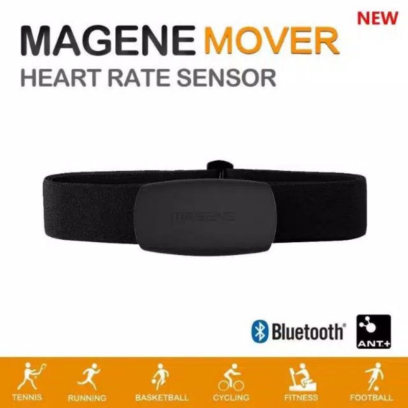 Heart Rate Monitor MAGENE MOVER New - sensor Denyut Jantung HRM ANT plus Bluetooth V4.0 Fitness cuci