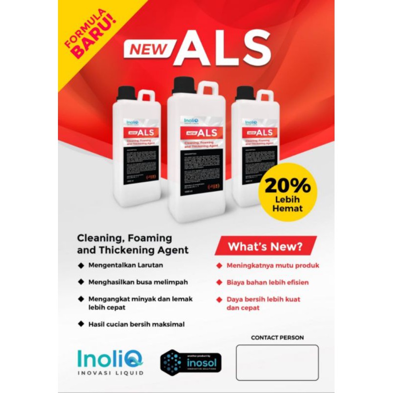New ALS Cleaning and Foaming Agent