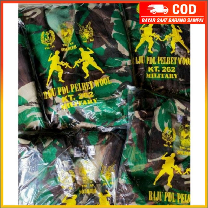 BAJU PDL PELBET WOOL KT 262 MILITARY