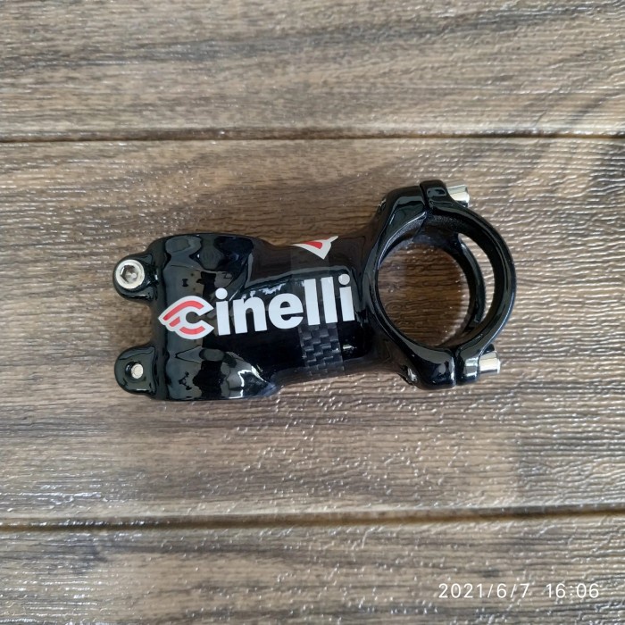 Cinelli Stem 60 mm 6 Derajat Oversize OS 31.8mm Glossy