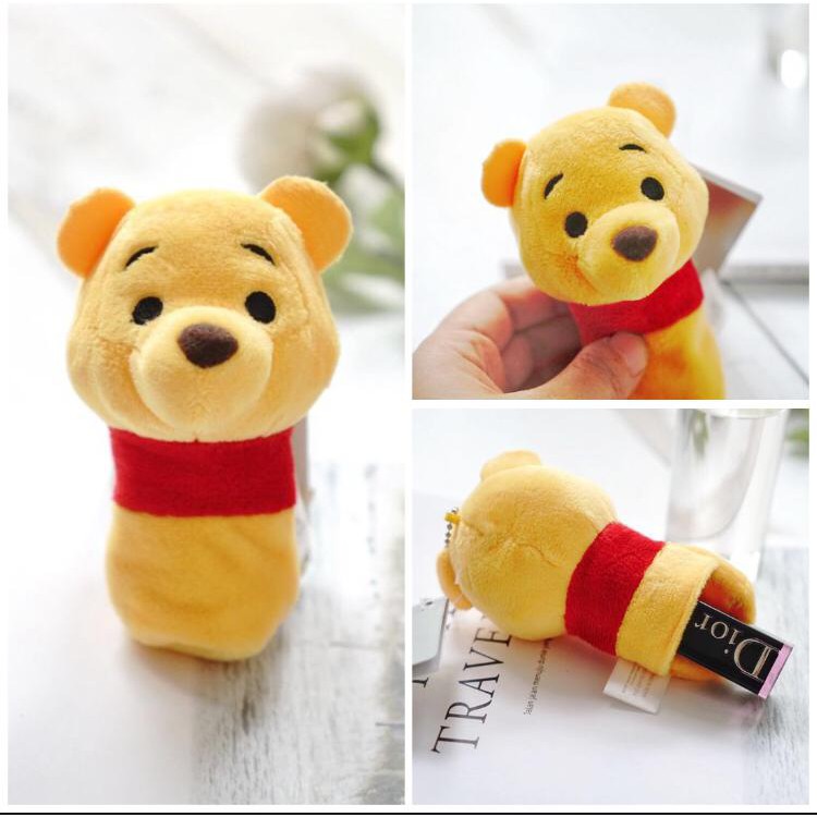 WINNIE THE POOH LOSTO DAISY DUCK STITCH PIGLET TIGGER LIPSTICK COVER MINI POUCH BAG TAS MAKE UP