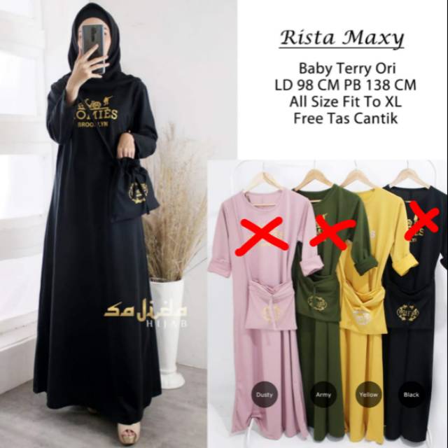 Rista maxy bahan tebal