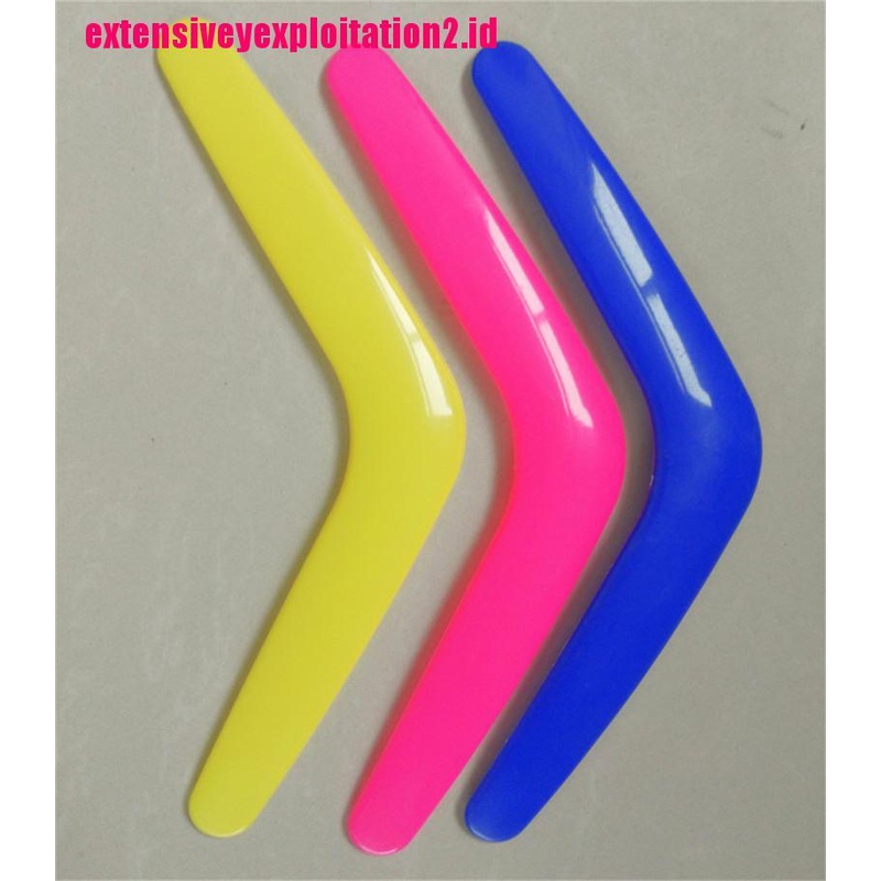 &lt; E2id &amp; &gt; Mainan Boomerang Bentuk V Bahan Plastik