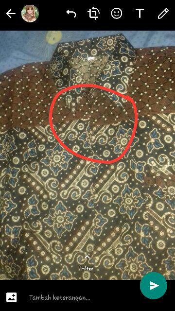 Kemeja Batik Pria Motif Mataram