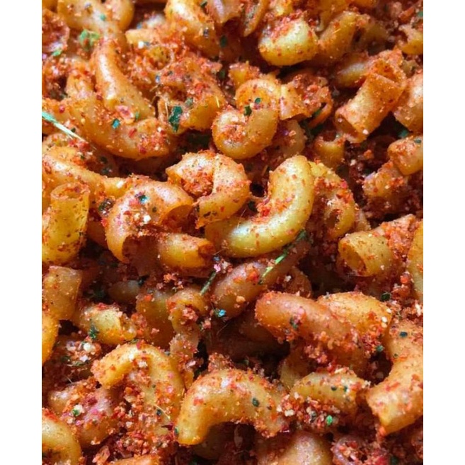 

MAKARONI PEDAS/CEMILAN BANDUNG/MAKANAN PEDAS