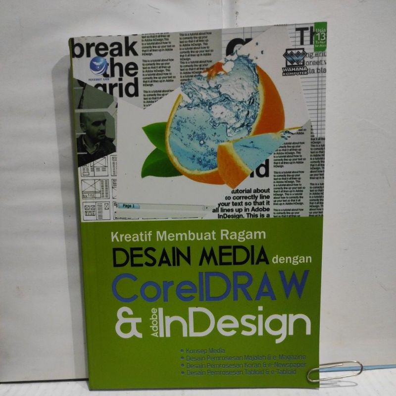 Jual Buku Kreatif Membuat Ragam Desain Media Dengan Coreldraw Dan Adobe Indesign Shopee Indonesia