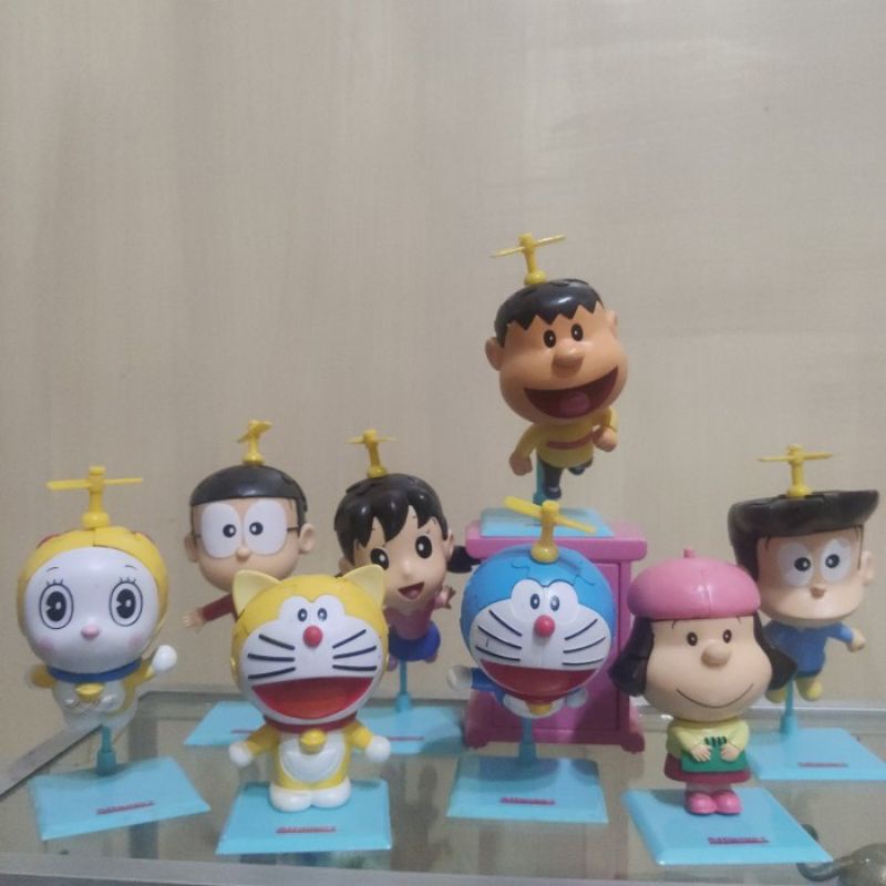 1 Set 3D puzzle doraemon and friend Alfamart ( dapat 8 karakter,semuanya)