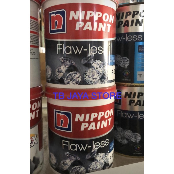 NIPPON PAINT FLAW-LESS 1 KG ELECTRIFYING 1442A CAT TEMBOK NIPPON PAIN