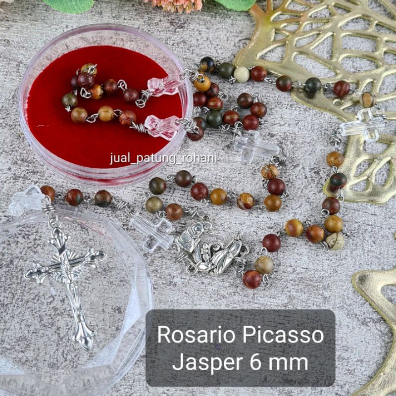 Rosario Batu Picasso Jasper 6 mm