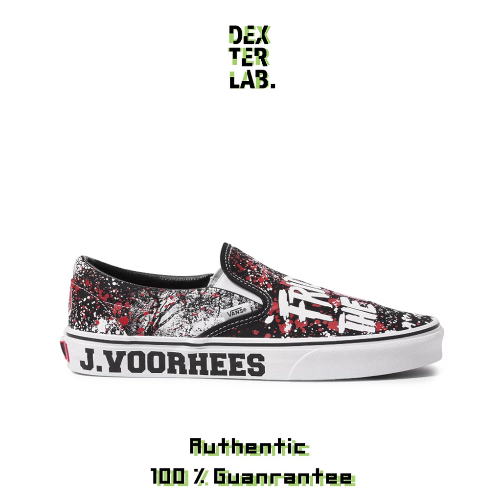 Vans X Horror Classic Slip On Friday the 13th