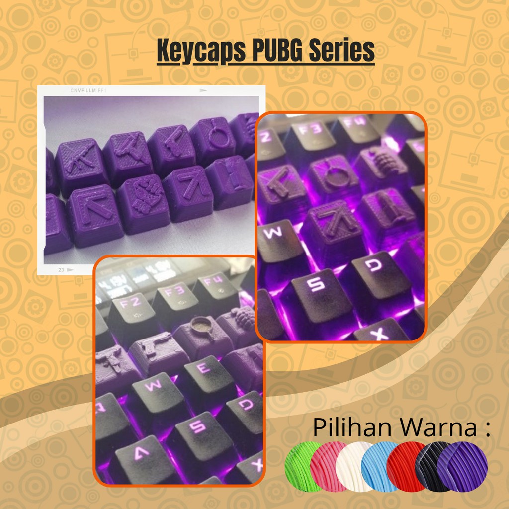 PUBG Cherry MX Keycaps