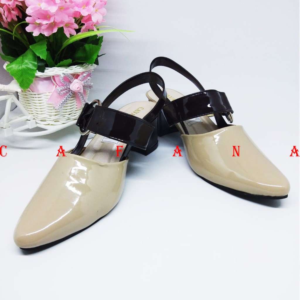 BEST SELLER Sandal Hak Tahu Wanita Devia SDH184