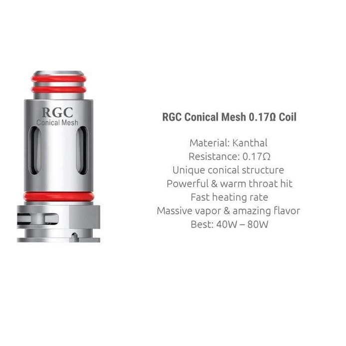 SMOK RPM80 RGC MESH 0.17 REPLACEMENT COIL i RPM 80