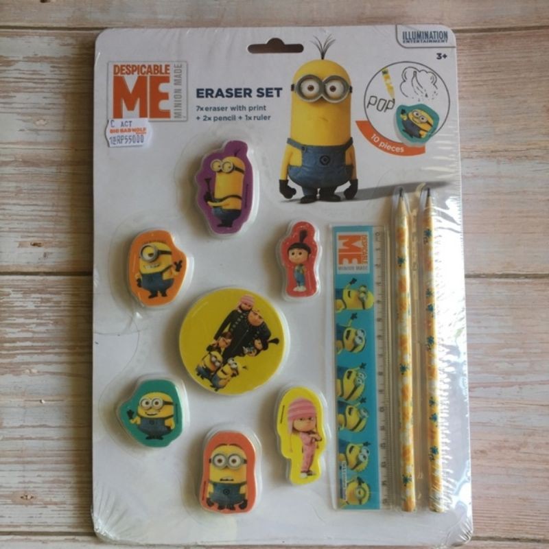 

SALE! Despicable Me ERASER SET