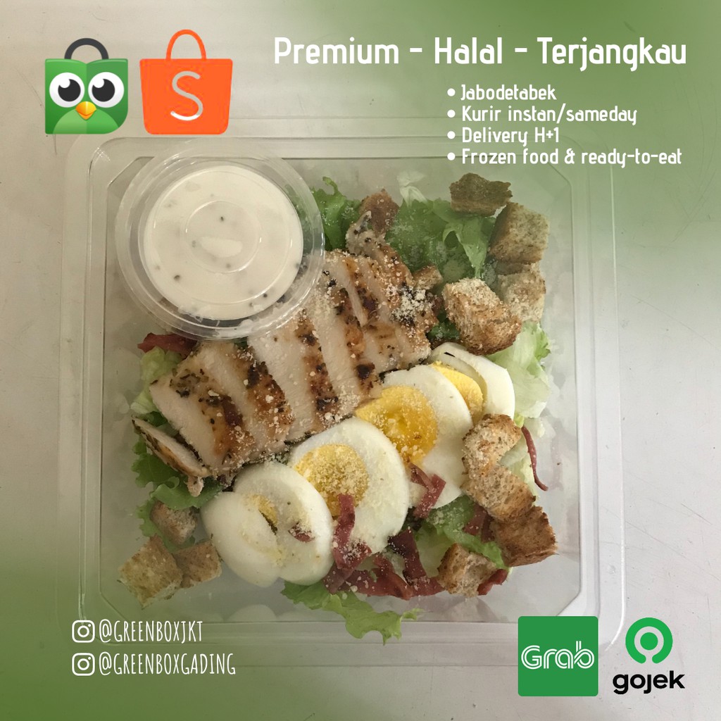 

Chicken Caesar Salad - @greenboxjkt