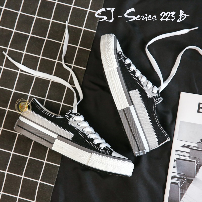 【Jwalk】(FREE BOX)  Sepatu Sneakers Wanita Casual Wear ala Korea Import Kualitas Super Premium - 223 B