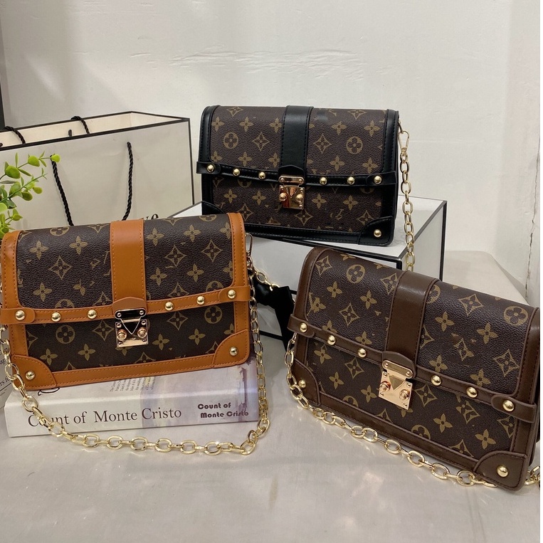 ( 2PC 1KG ) GTBI998877280 New Arrival  !!!  Tas Selempang Tas Wanita Import   Terbaru