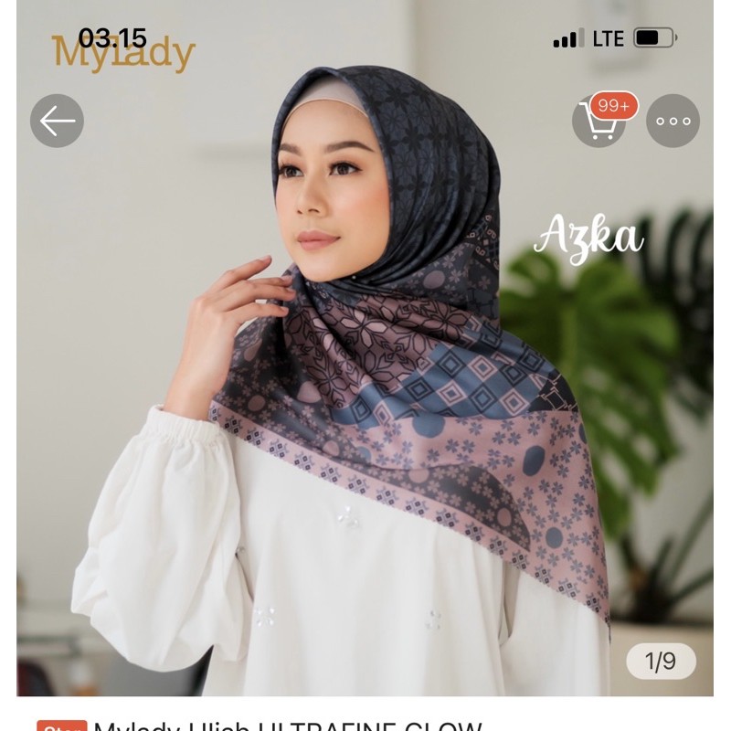 New MyLady  hijab motif Azka