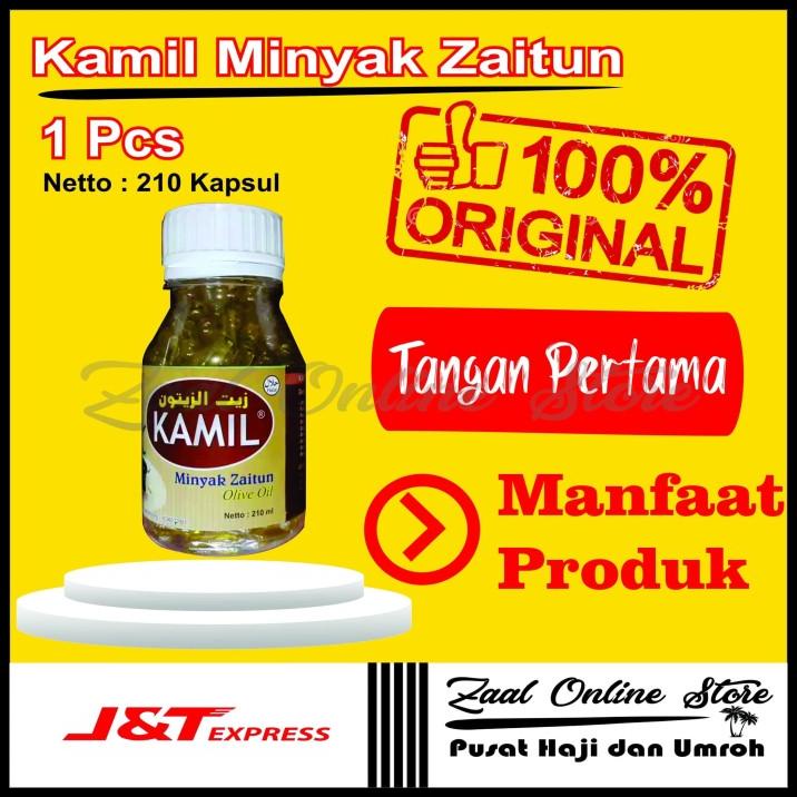 Obat Kesehatan Pil Kapsul Minyak Zaitun Kamil 210 Kapsul Kesehatan