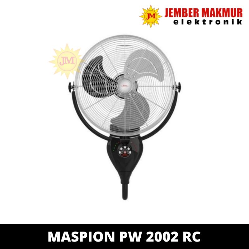 Wall Fan Maspion 20 inch / Power Fan PW-2002 RC Remote Control PW-2002RC