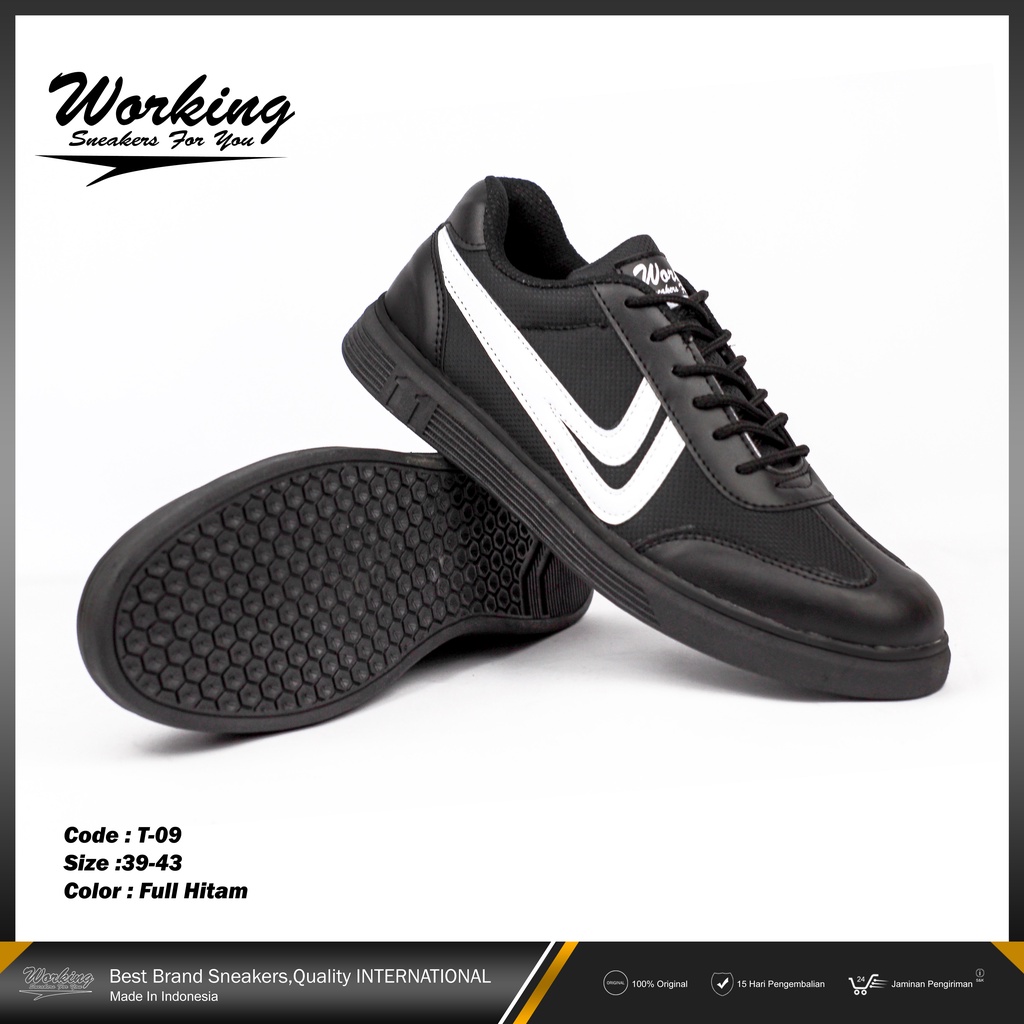 Working Sneakers For You Sepatu Running Pria Code T-09 Size 38 - 43 Korea Style