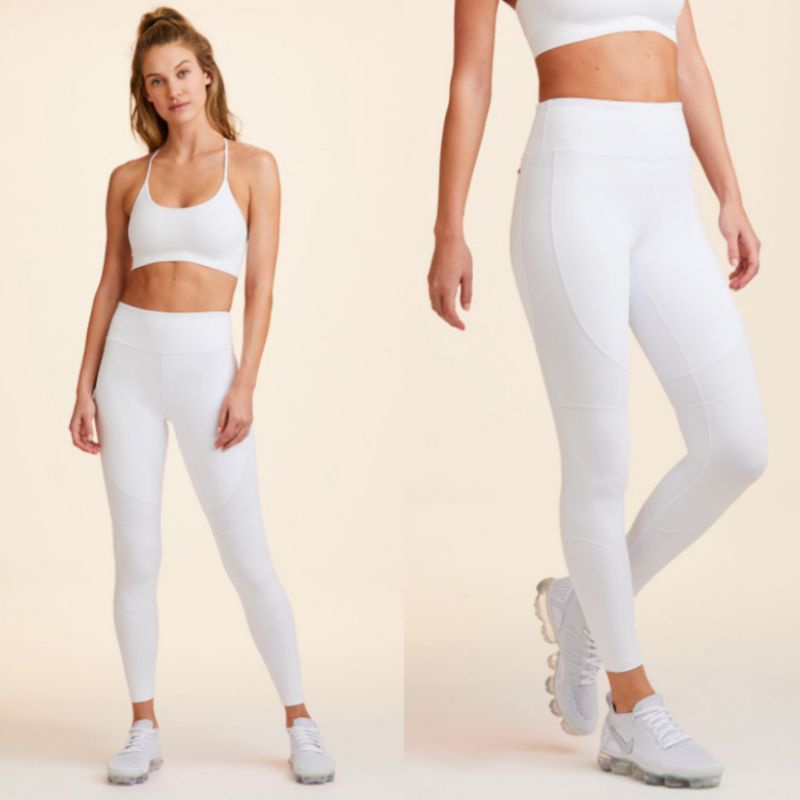 Gottex White Side Pocket Highwaist Legging