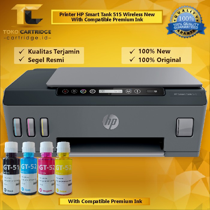 Printer HP Smart Tank 515 Wireless Print Scan Copy All in One A4 New