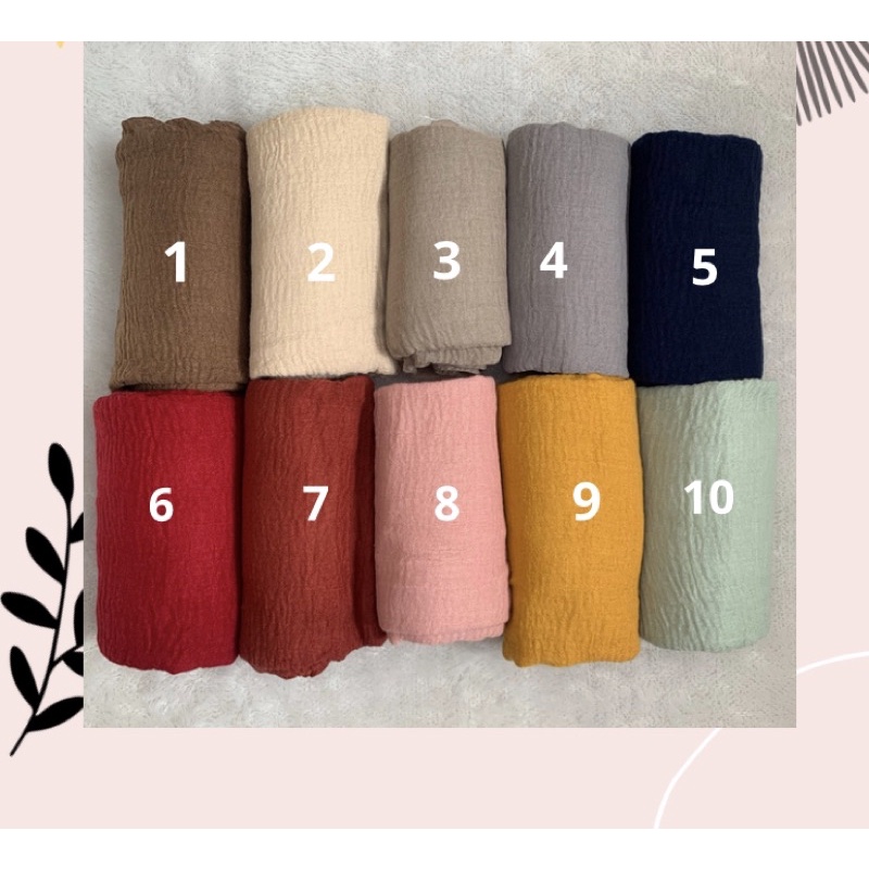 Pashmina Crinkle/Pashmina arab/Bisa COD