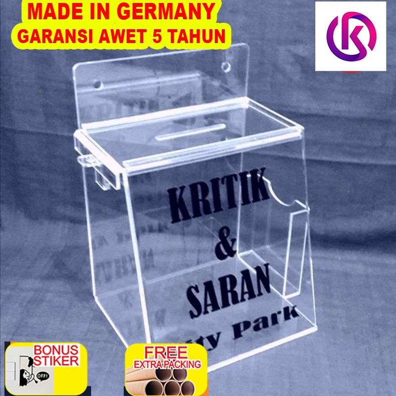 

Terlaris Kotak Saran (016) CUSTOM