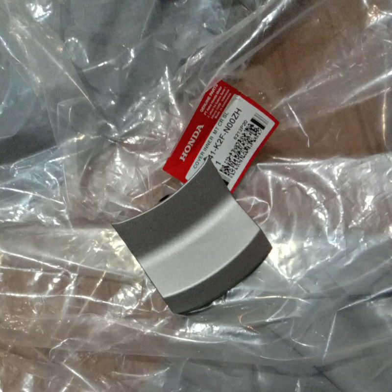 cover iner uper scoopy k2f silver dof original sambungan tameng lampu scopy 2021-2022 silver dop ori