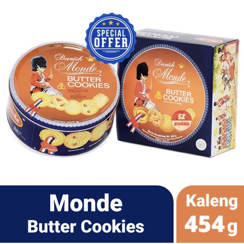 

MONDE BUTTER COOKIES 454 GR