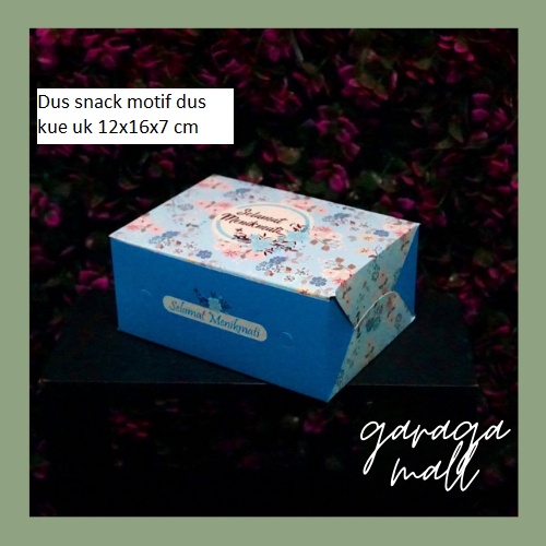 

Dus snack kardus packing snack dus kue kardus box snack box kue snack box motif ukuran 12x16x7 cm (isi 10 pcs)