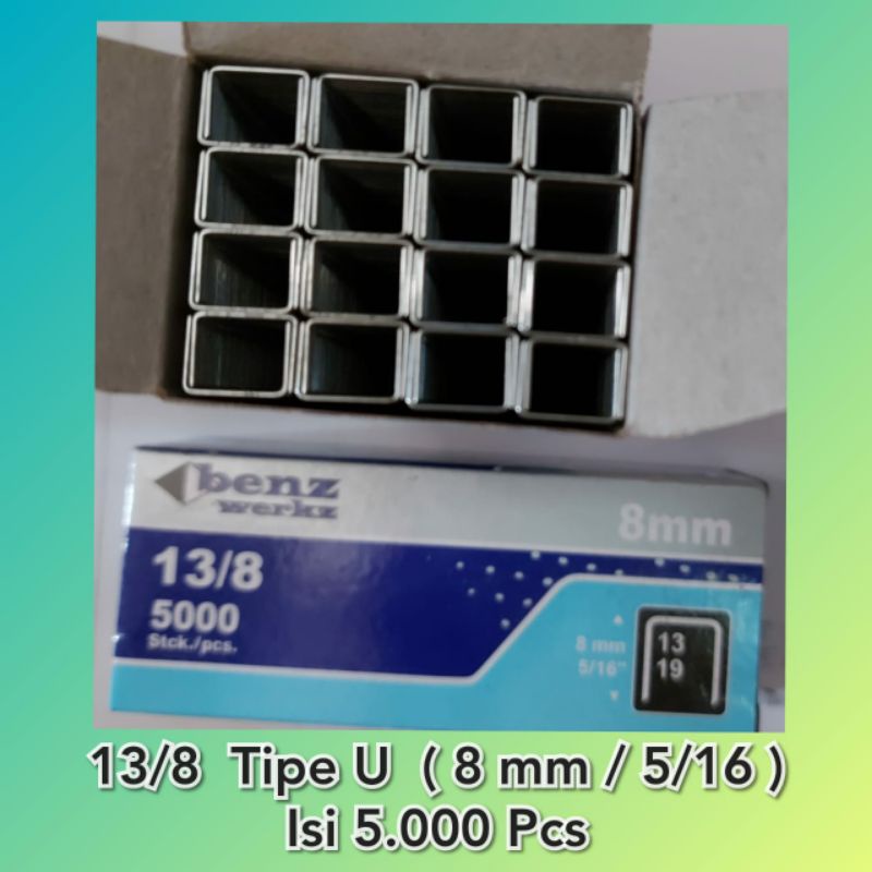 

Isi Staples 13/8 / Pak Isi 5.000 Pcs