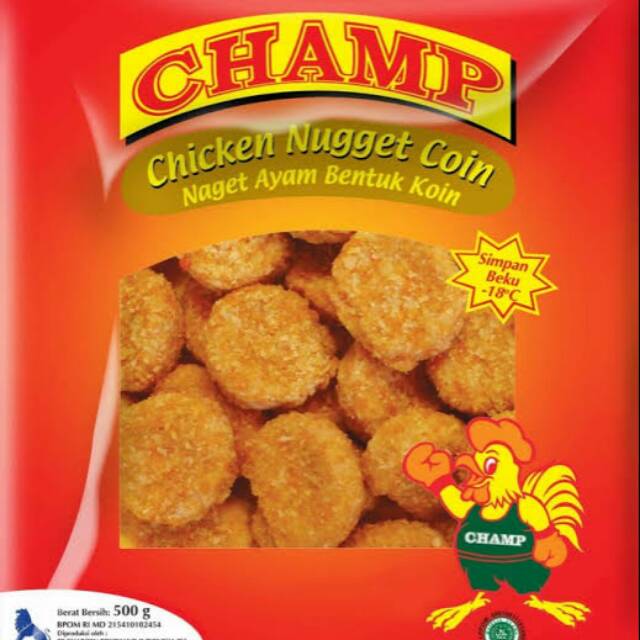 

Champ chicken nugget coin 500 gr