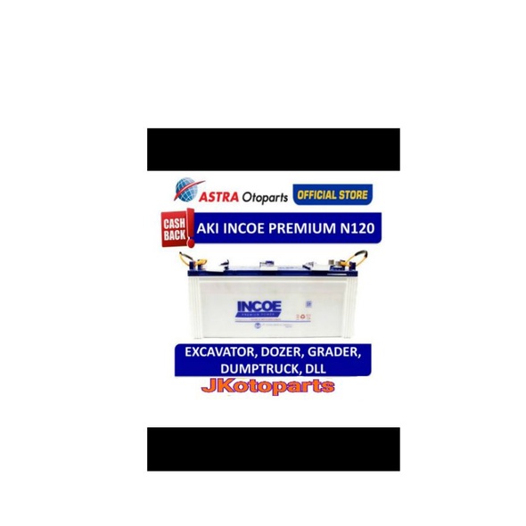 Aki Mobil Incoe Astra Premium Basah N120