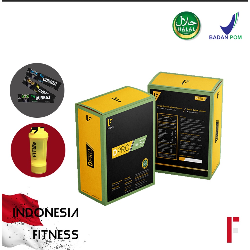 Fitlife Dpro 50 Serving BPOM Halal Meal Replacement Fit life Diet Pro