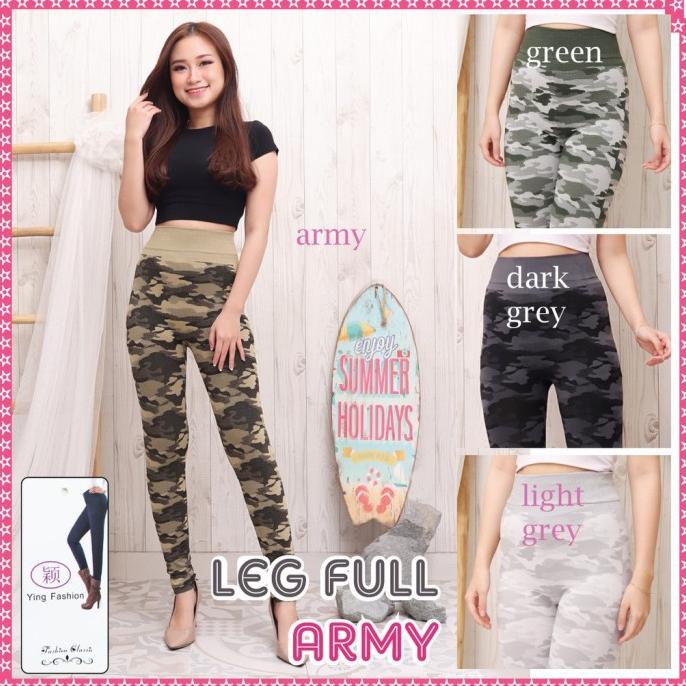 Celana Legging Wanita Army 7/8 Premium / Legging Sport Senam wanita