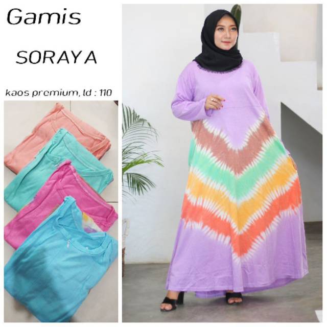  Gamis  tyiedie dian pelangi gamis  pelangi gamis  kaos  