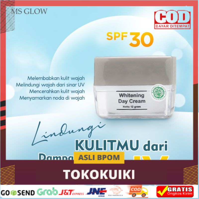 MS GLOW Whitening Day cream / cream siang ms glow acne/ultimate/whitening/luminous