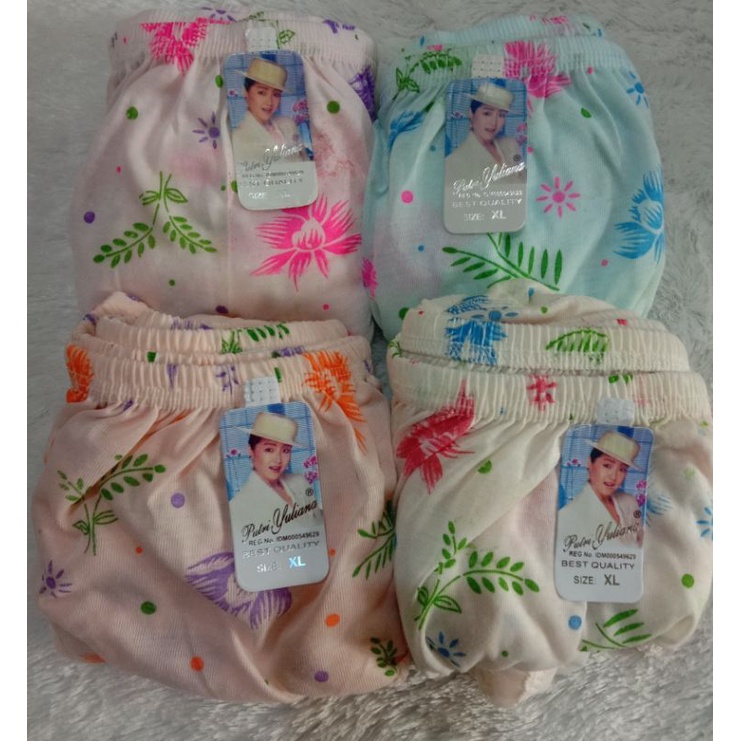 (ECER)CD PUTRI YULIANA MOTIF BUNGA XL/CELANA DALAM PUTRI YULIANA