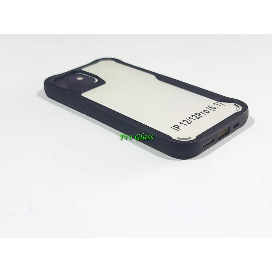 C114 Iphone 12 MINI / 12 / 12 PRO / 12 PRO MAX Fusion Hybrid Premium Armor Case Silicone Acrylic