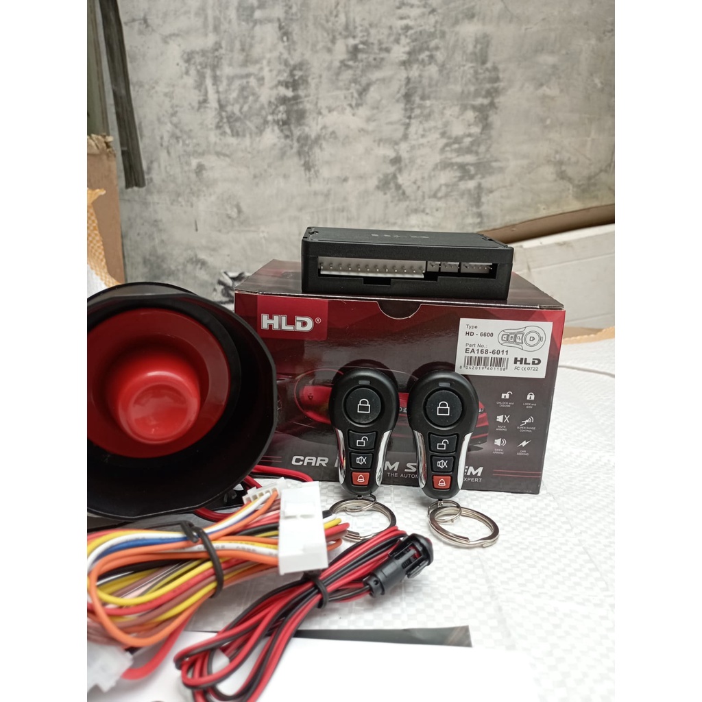 Car Alarm Mobil system merk HLD PREMIUM Remote Remot /Car Alarm HLD HL-7700 / HD-6600 System Kunci HLD Model Tombol Universal Remot Alarm Mobil Berkualitas 1 Set